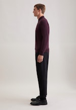 Regular Pullover Uni in Rot |  Seidensticker Onlineshop