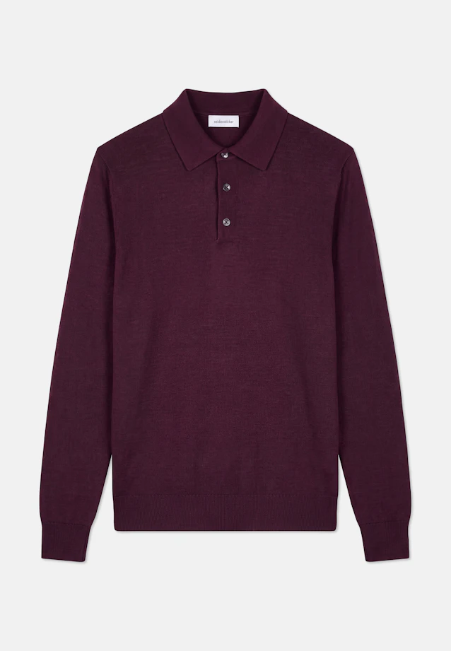 Regular Pull-over Uni in Rouge |  Seidensticker Onlineshop