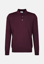 Regular Pullover Uni in Rot |  Seidensticker Onlineshop