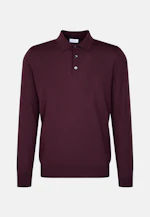 Collar Pullover  , Uni in Rot |  Seidensticker Onlineshop