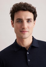 Regular Pullover Uni in Dunkelblau |  Seidensticker Onlineshop