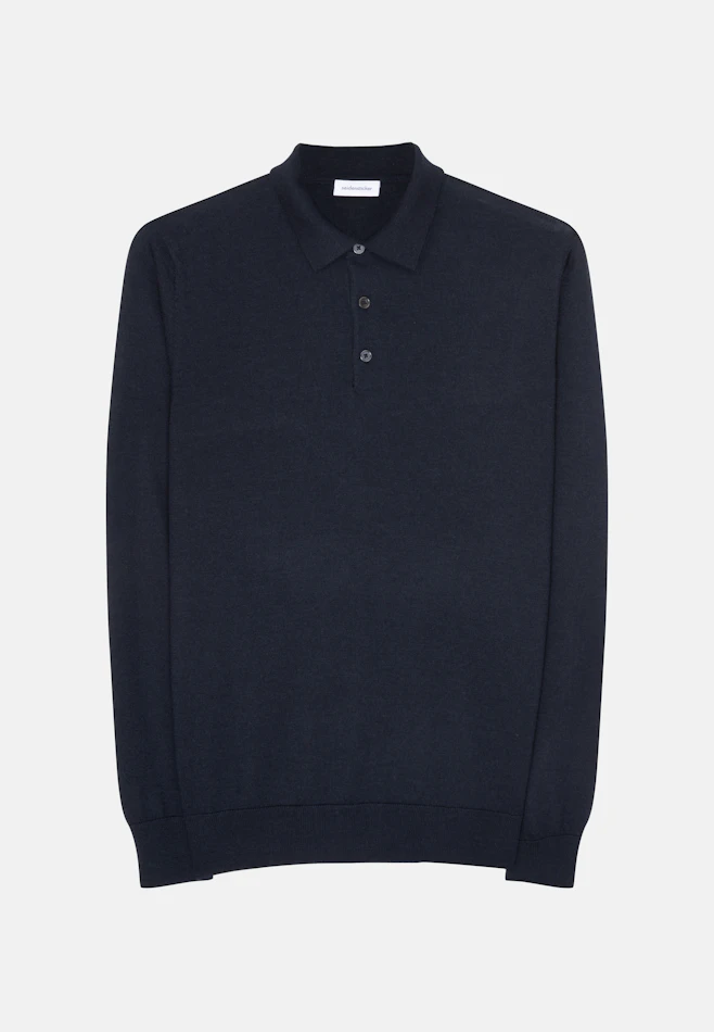 Regular Pullover Uni in Dunkelblau | Seidensticker Onlineshop