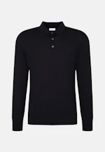 Regular Pullover Uni in Dunkelblau |  Seidensticker Onlineshop