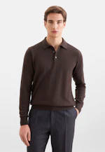 Regular Pull-over Uni in Marron |  Seidensticker Onlineshop