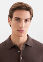 Regular Pull-over Uni in Marron |  Seidensticker Onlineshop