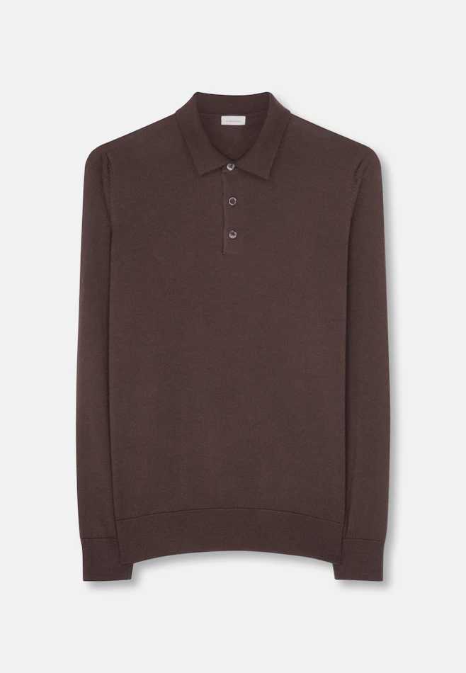 Regular Pullover Uni in Braun | Seidensticker Onlineshop