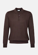 Regular Pull-over Uni in Marron |  Seidensticker Onlineshop