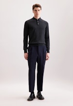 Regular Pull-over Uni in Gris |  Seidensticker Onlineshop