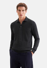 Regular Pullover Uni in Grau |  Seidensticker Onlineshop