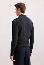 Regular Pullover Uni in Grau |  Seidensticker Onlineshop