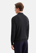 Regular Pullover Uni in Grau |  Seidensticker Onlineshop