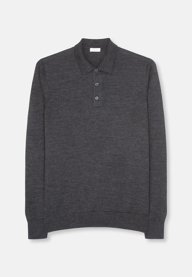 Regular Pullover Uni in Grau | Seidensticker Onlineshop