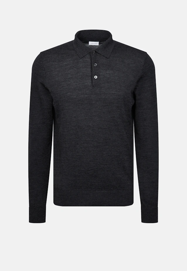 Regular Pull-over Uni in Gris |  Seidensticker Onlineshop