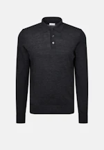 Regular Pullover Uni in Grau |  Seidensticker Onlineshop