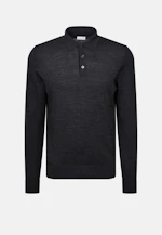 Regular Pullover Uni in Grau |  Seidensticker Onlineshop