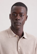 Regular Pullover Uni in Beige |  Seidensticker Onlineshop