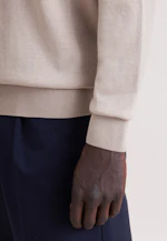 Regular Pullover Uni in Beige |  Seidensticker Onlineshop