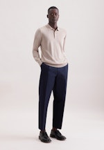 Regular Pullover Uni in Beige |  Seidensticker Onlineshop