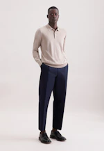 Regular Pullover Uni in Beige |  Seidensticker Onlineshop