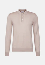 Regular Pullover Uni in Beige |  Seidensticker Onlineshop