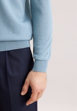 Regular Pullover Uni in Grün |  Seidensticker Onlineshop