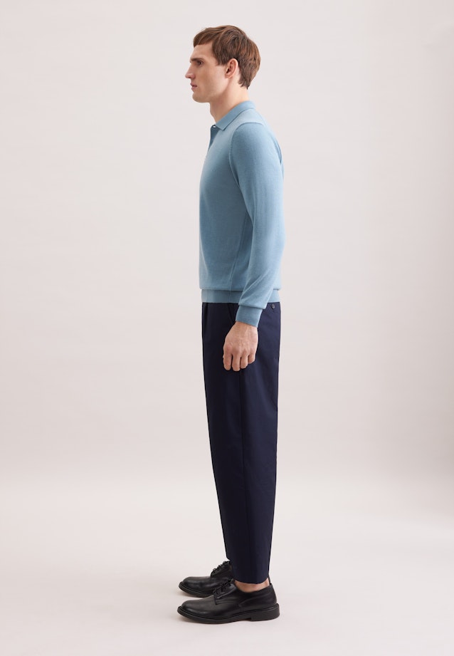 Regular Pullover Uni in Grün |  Seidensticker Onlineshop