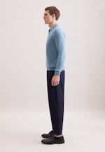 Regular Pullover Uni in Grün |  Seidensticker Onlineshop