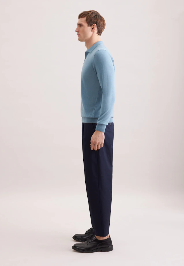Regular Pullover Uni in Grün |  Seidensticker Onlineshop