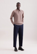 Regular Pullover Uni in Braun |  Seidensticker Onlineshop