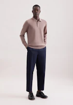 Regular Pullover Uni in Braun |  Seidensticker Onlineshop