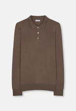Regular Pullover Uni in Braun |  Seidensticker Onlineshop