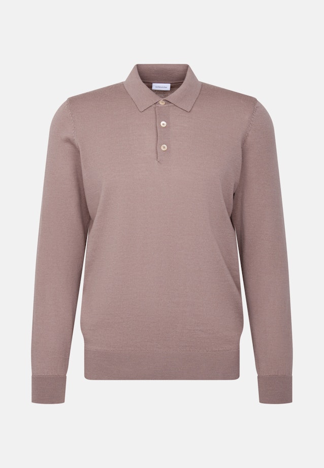 Regular Pullover Uni in Braun |  Seidensticker Onlineshop