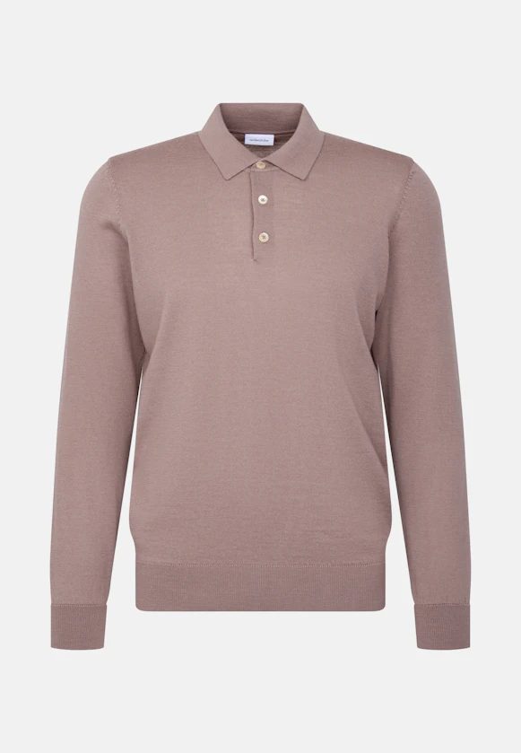 Regular Pullover Uni in Braun |  Seidensticker Onlineshop