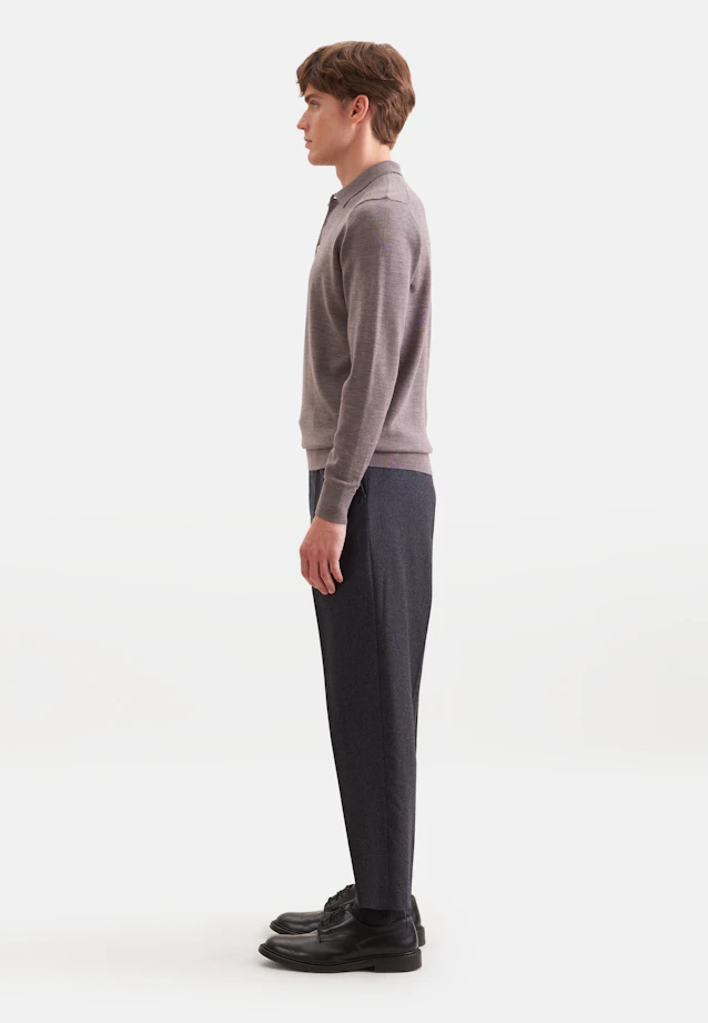 Regular Pull-over Uni in Marron |  Seidensticker Onlineshop