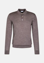 Regular Pull-over Uni in Marron |  Seidensticker Onlineshop