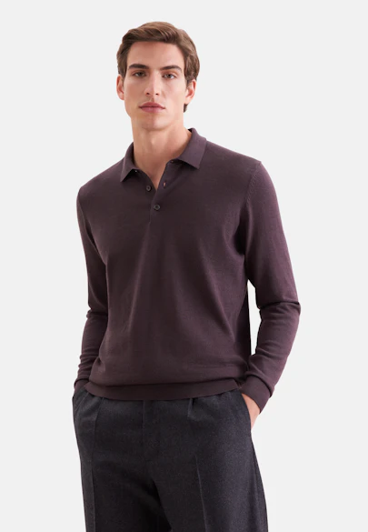 Regular Pullover Uni in Braun |  Seidensticker Onlineshop
