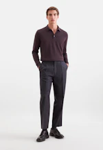 Regular Pullover Uni in Braun |  Seidensticker Onlineshop