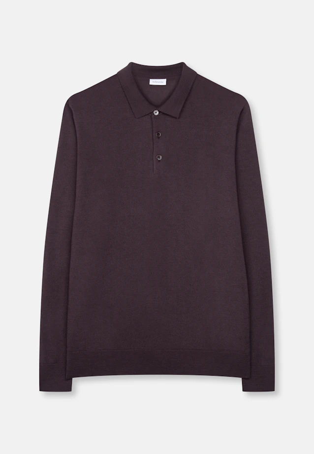 Regular Pullover Uni in Braun |  Seidensticker Onlineshop