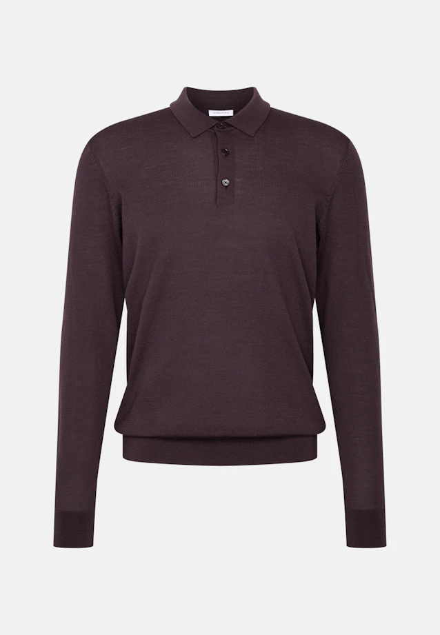 Regular Pullover Uni in Braun |  Seidensticker Onlineshop
