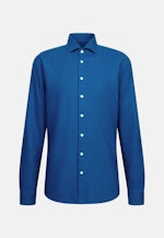 Regular Flanellhemd Uni in Dunkelblau |  Seidensticker Onlineshop