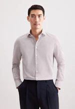 Slim Business Hemd Druck in Rot |  Seidensticker Onlineshop