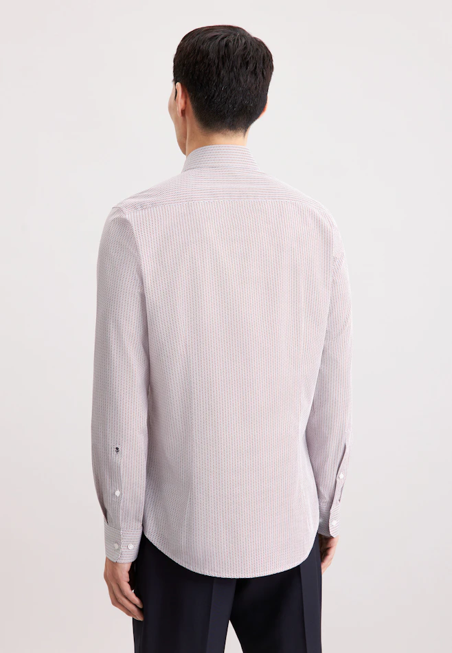 Slim Chemise d'affaires Imprimé dans Rouge | Boutique en ligne Seidensticker