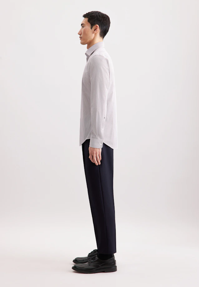 Slim Business Hemd Druck in Rot |  Seidensticker Onlineshop