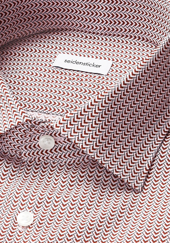 Slim Business shirt Print in Rot | Seidensticker online shop