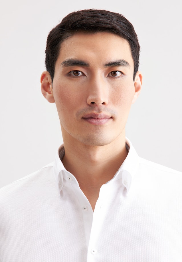 Slim Business shirt Structure in Weiß |  Seidensticker Onlineshop