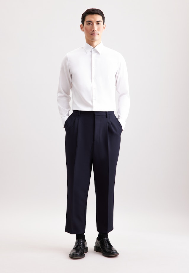 Slim Business shirt Structure in Weiß |  Seidensticker Onlineshop