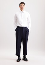 Slim Business shirt Structure in Weiß |  Seidensticker Onlineshop