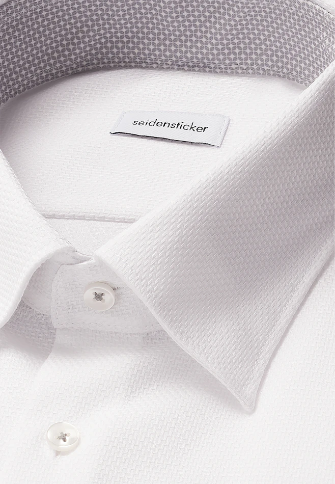 Slim Business shirt Structure in Weiß | Seidensticker online shop