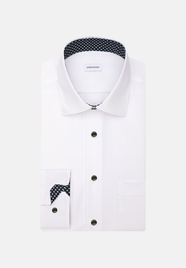Regular Business Hemd Uni in Weiß |  Seidensticker Onlineshop