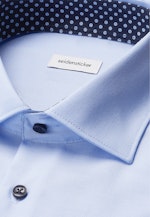 Regular Business Hemd Uni in Mittelblau |  Seidensticker Onlineshop